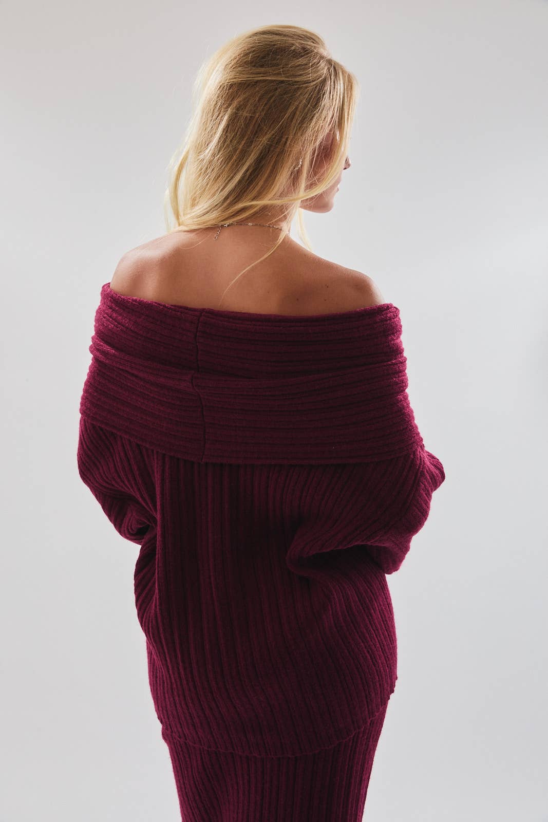 The Bordeaux Whisper Sweater