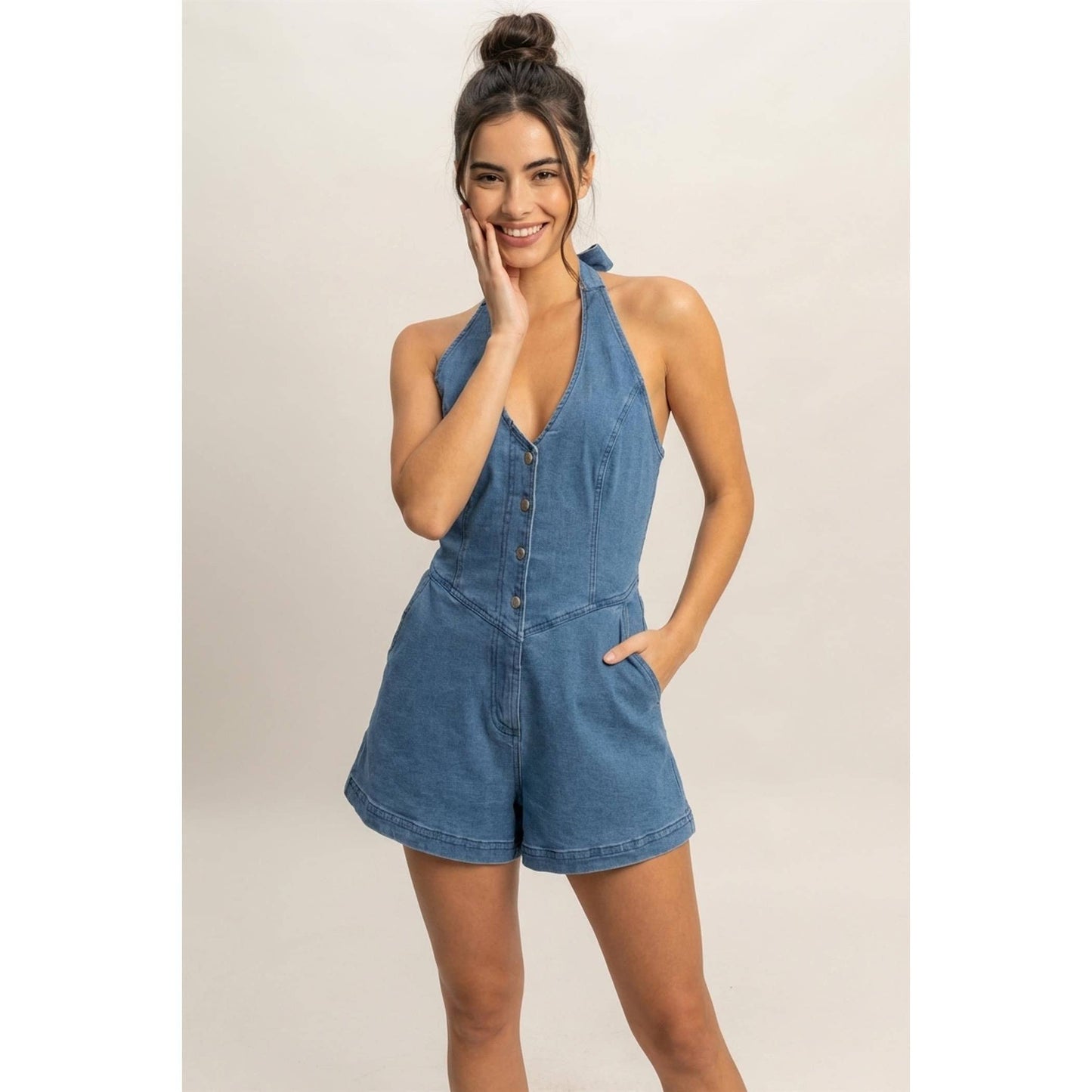 Summer Muse Halter Romper