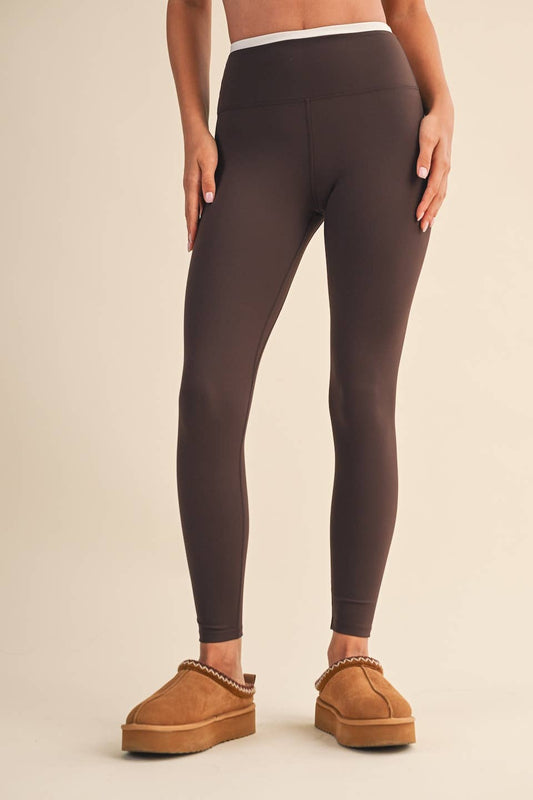 Chocolate Contrast Legging