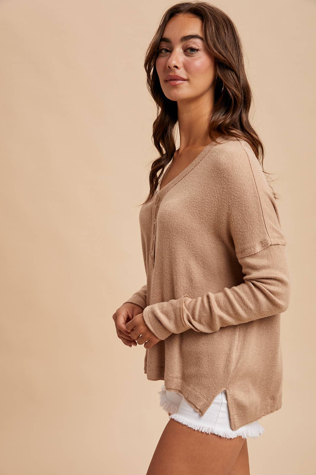 Autumn Latte Henley