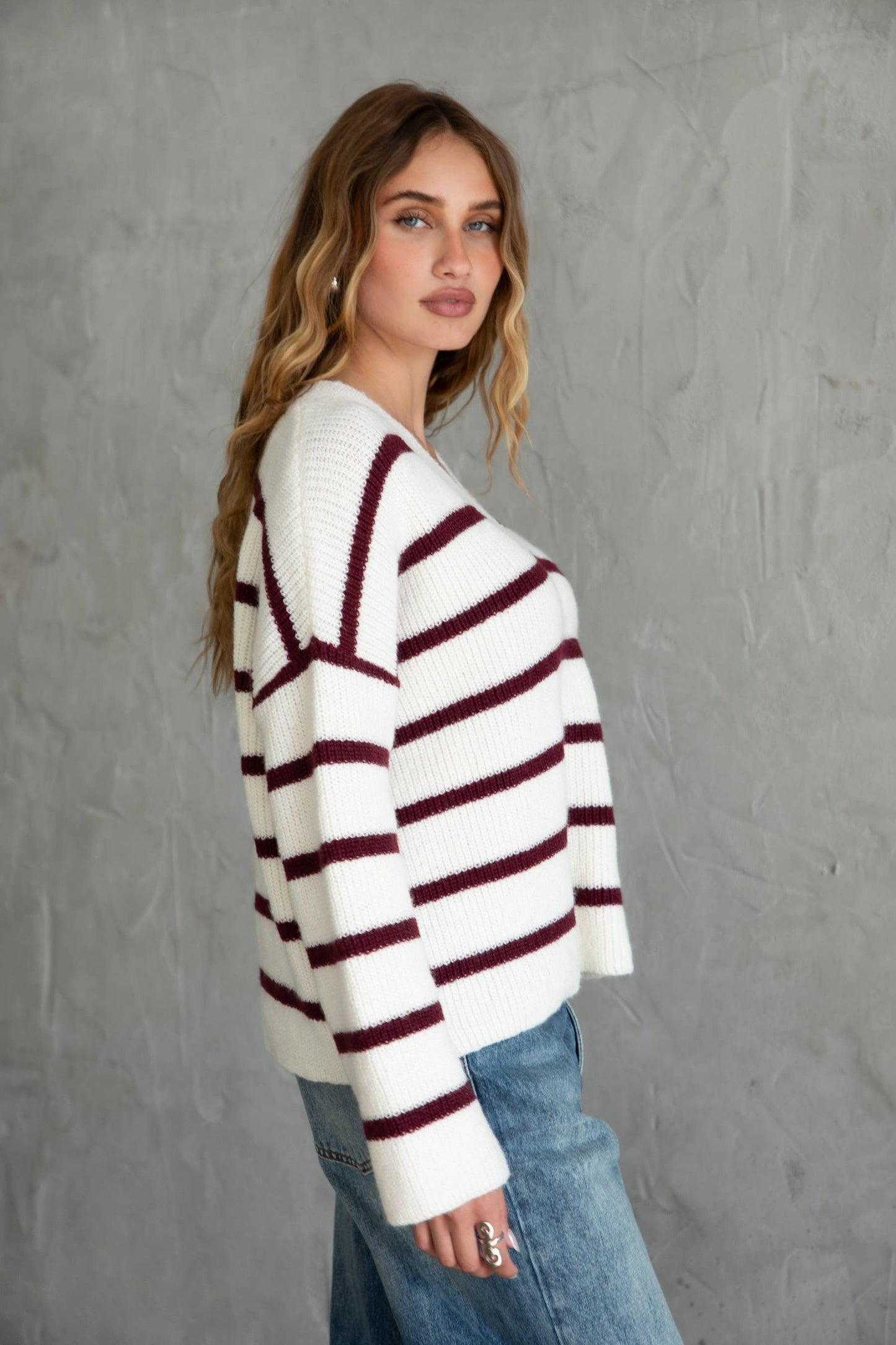Serena Stripe Sweater