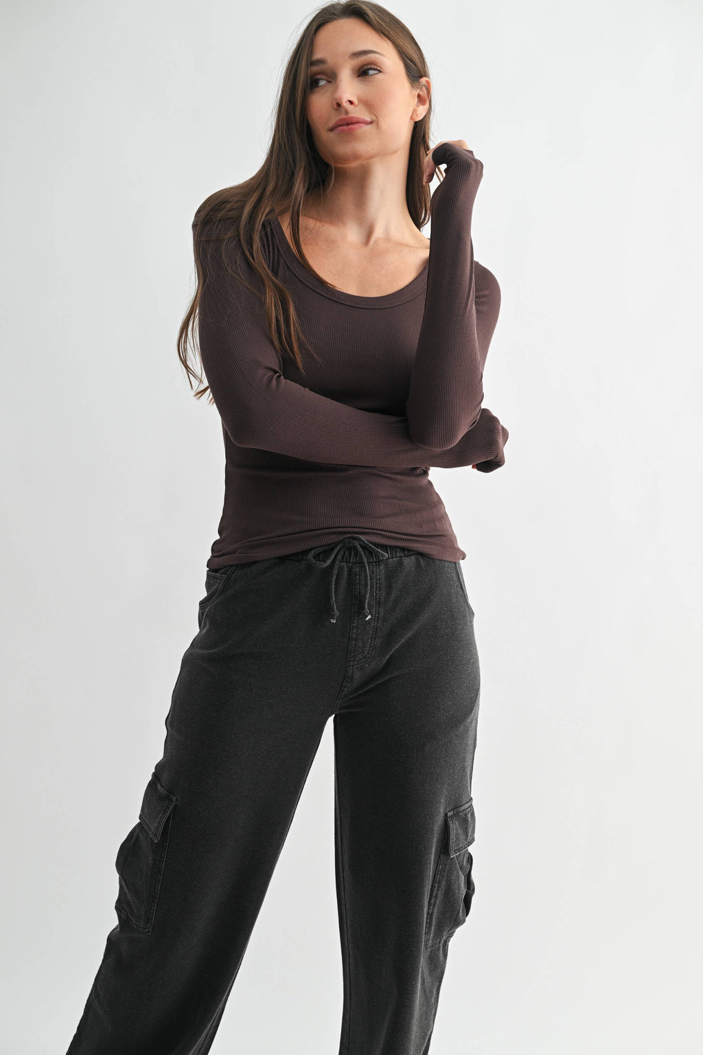 Expresso Long Sleeve Top