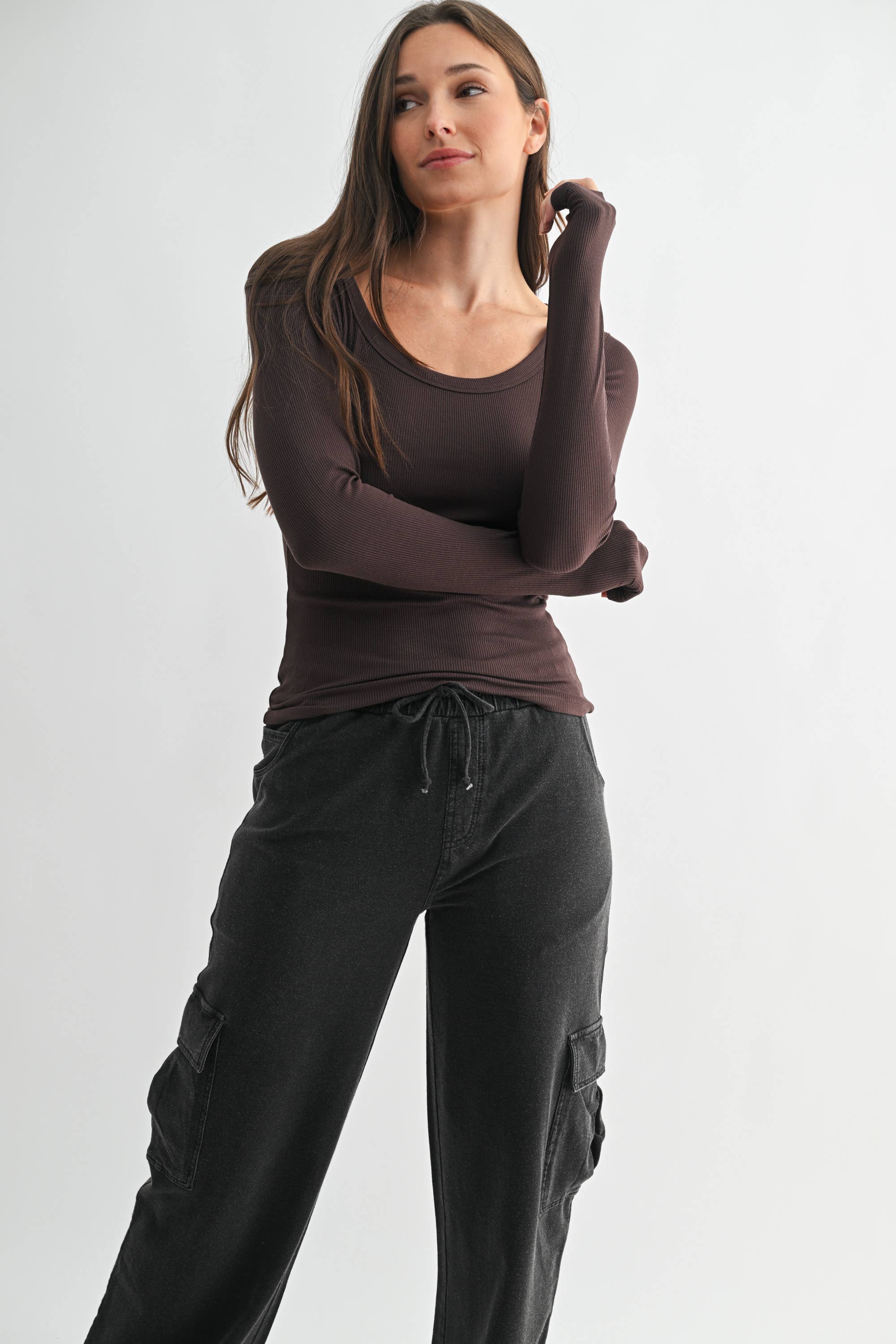 Expresso Long Sleeve Top