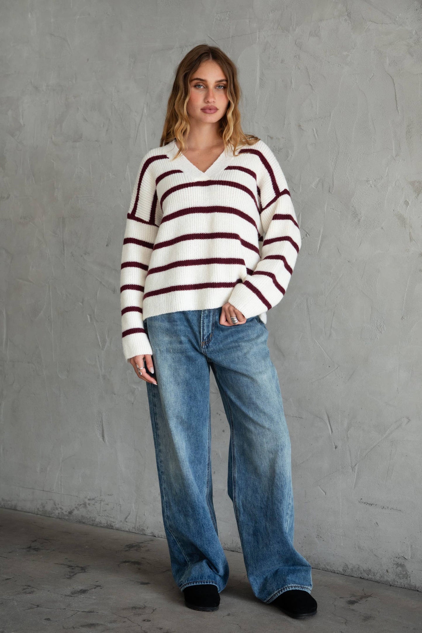 Serena Stripe Sweater