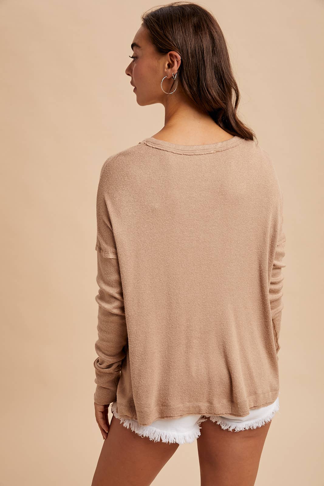 Autumn Latte Henley