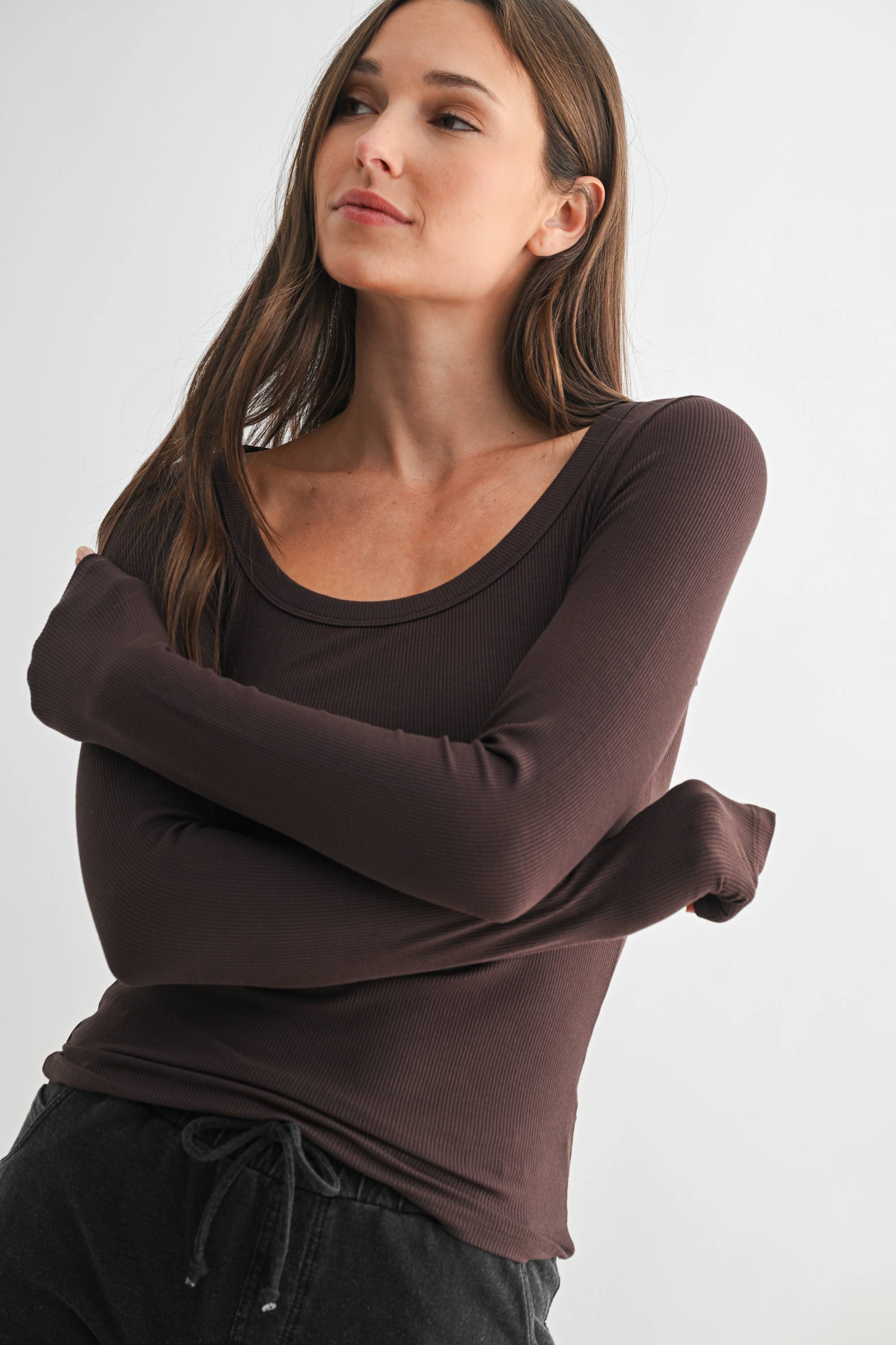 Expresso Long Sleeve Top