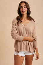 Autumn Latte Henley