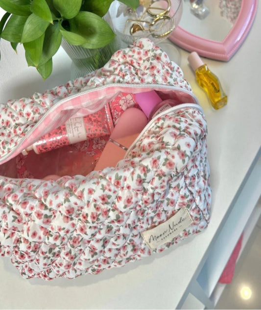 PEONY MAKEUP BAG - LARGE