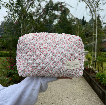 PEONY MAKEUP BAG - LARGE