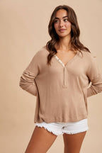 Autumn Latte Henley