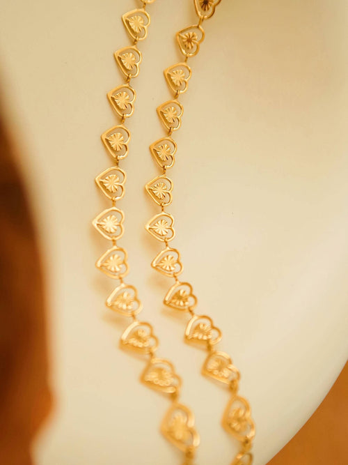 Agathe Dainty Heart Choker - Rose & Olivia Boutique