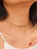 Agathe Dainty Heart Choker - Rose & Olivia Boutique