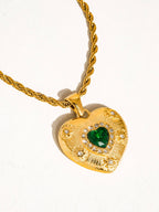 Akira Heart Necklace - Rose & Olivia Boutique