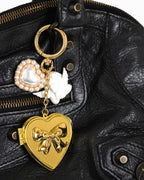 Angel Kiss Mirror Locket Bag Charm - Rose & Olivia Boutique