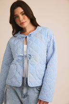 Berry Cute Valentine Quilted Jacket - Rose & Olivia Boutique