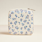 Blue Flower Pattern Jewelry Box - Rose & Olivia Boutique