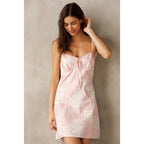 Cecilia Patchwork Mini Dress - Rose & Olivia Boutique