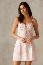 Cecilia Patchwork Mini Dress - Rose & Olivia Boutique