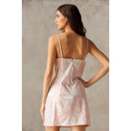 Cecilia Patchwork Mini Dress - Rose & Olivia Boutique
