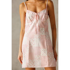 Cecilia Patchwork Mini Dress - Rose & Olivia Boutique