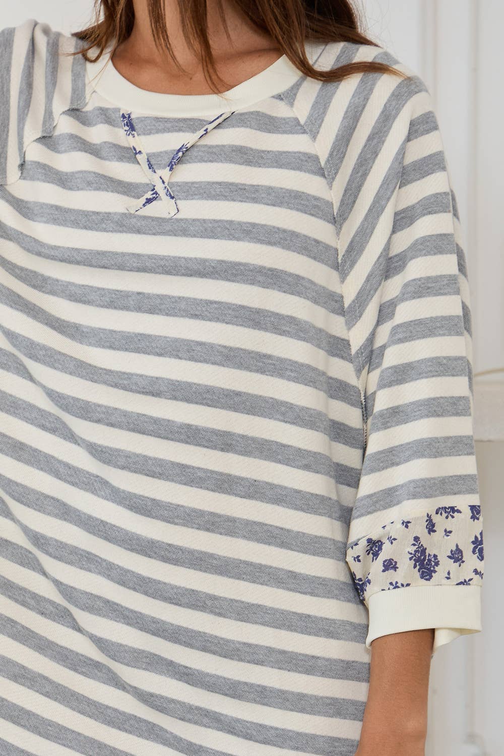 Coastal Stripes Tunic Top - Rose & Olivia Boutique
