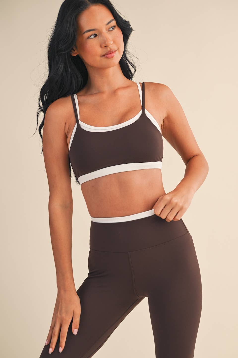 Chocolate Layered Bra Top