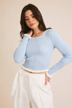 Dreamy Cupid Blues Top - Rose & Olivia Boutique