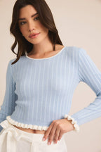 Dreamy Cupid Blues Top - Rose & Olivia Boutique