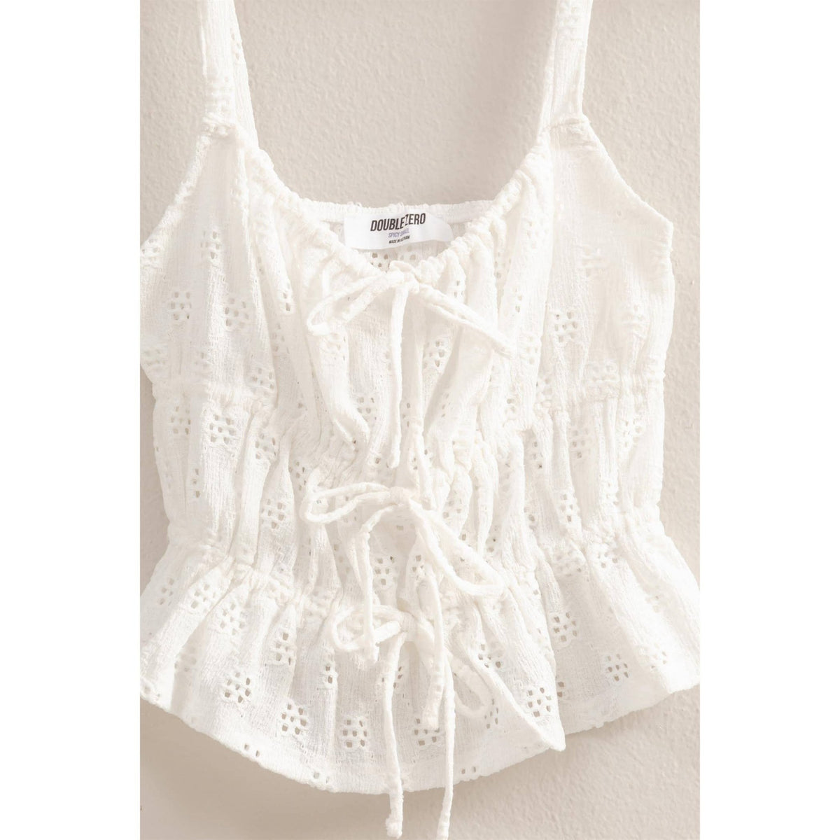 Eyelet Knit Tank Top - Rose & Olivia Boutique