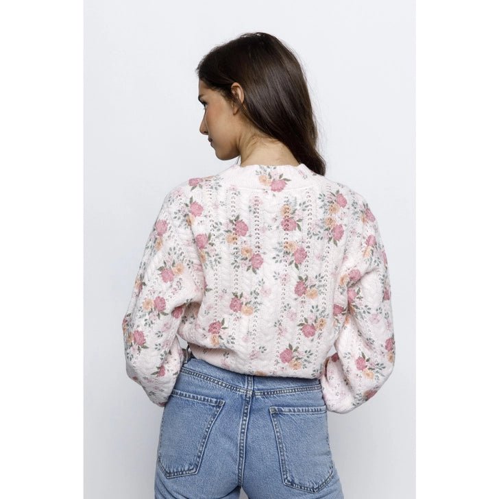 Floral Bouquet Cardigan - Rose & Olivia Boutique