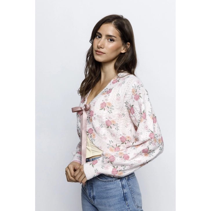 Floral Bouquet Cardigan - Rose & Olivia Boutique