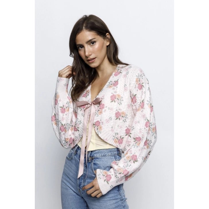Floral Bouquet Cardigan - Rose & Olivia Boutique