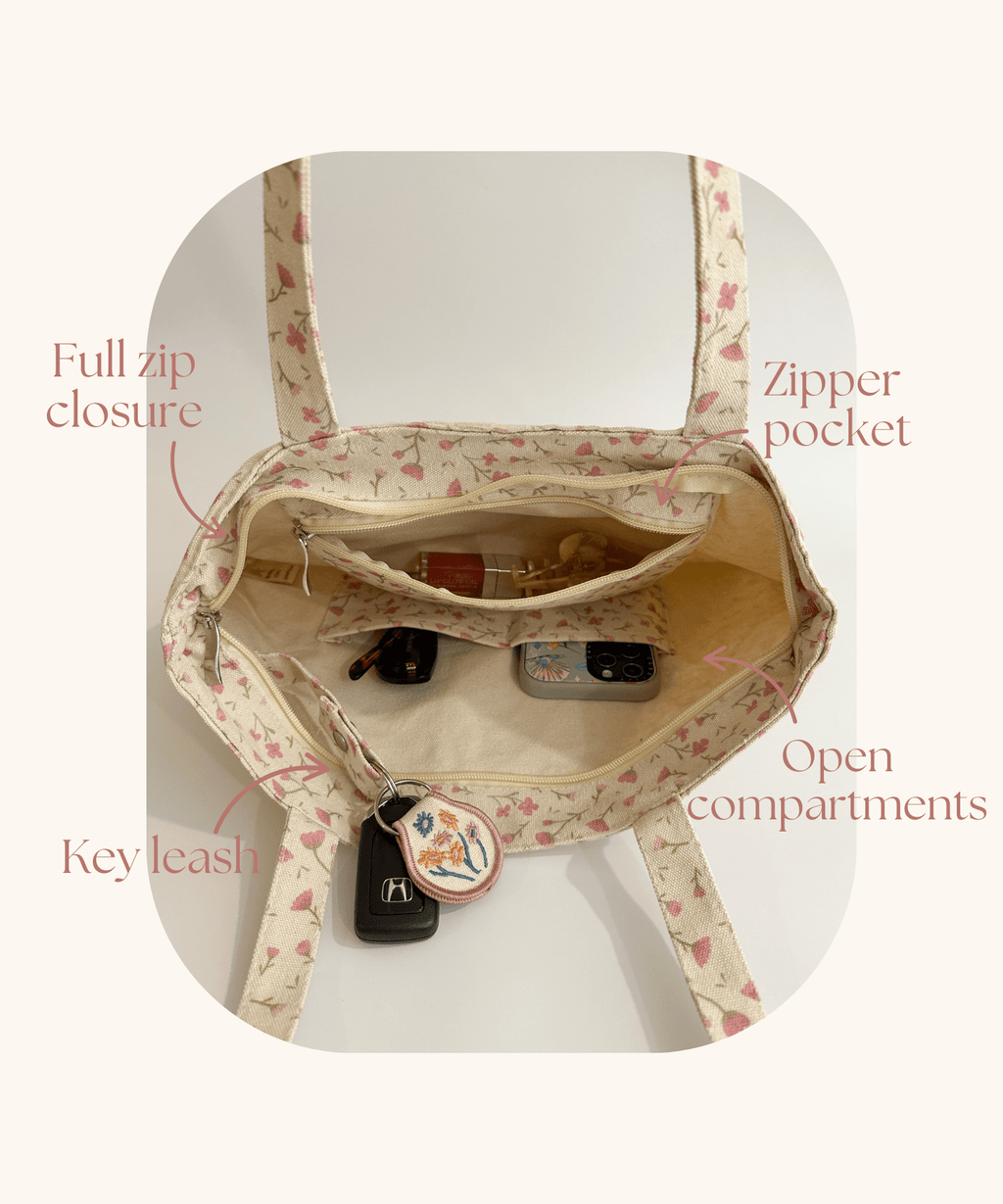 In Bloom Tote Bag - Rose & Olivia Boutique