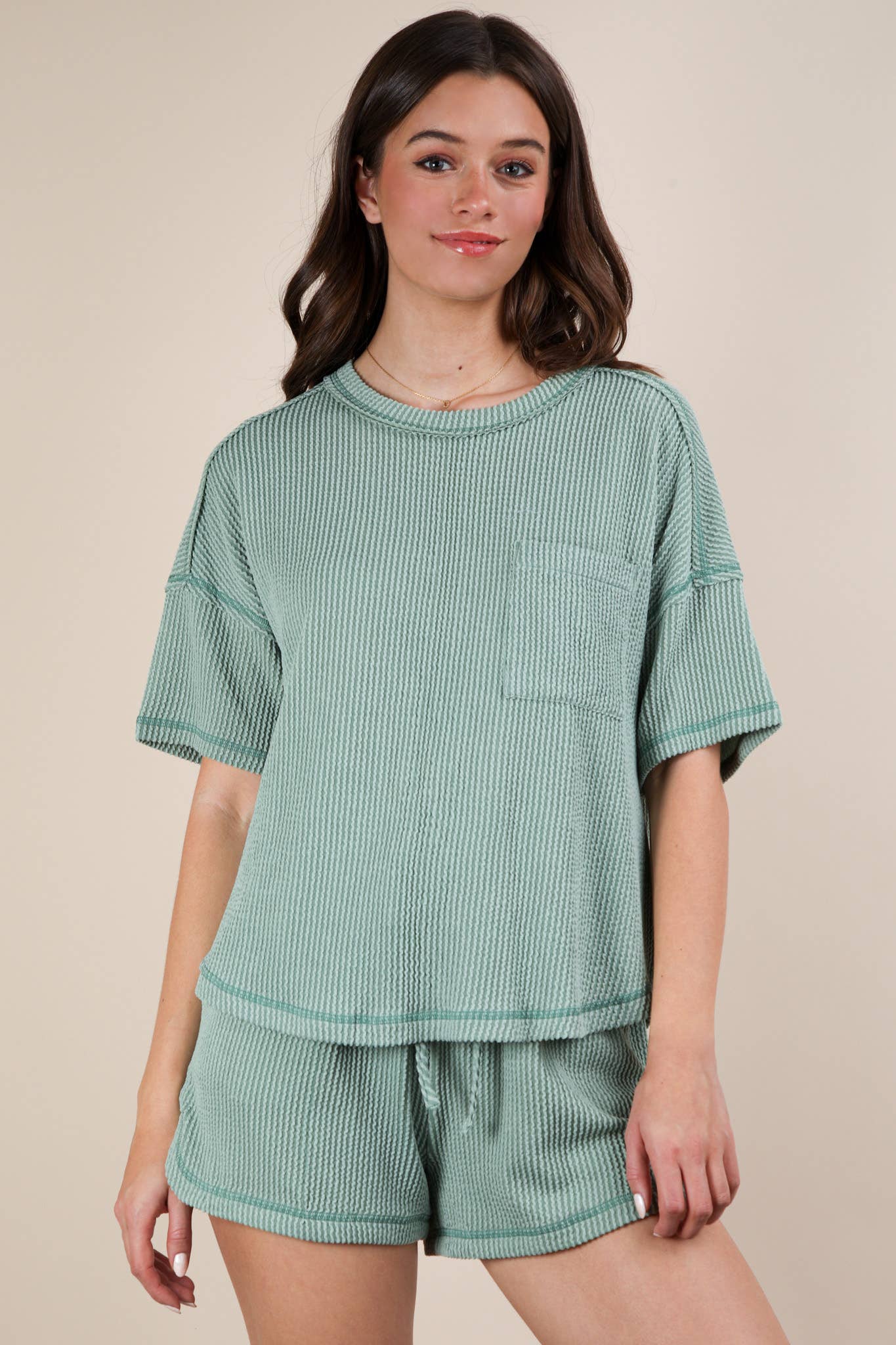 Jiana Comfort Set - Sage - Rose & Olivia Boutique