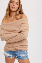 Latte Knit Dolman Tunic - Rose & Olivia Boutique
