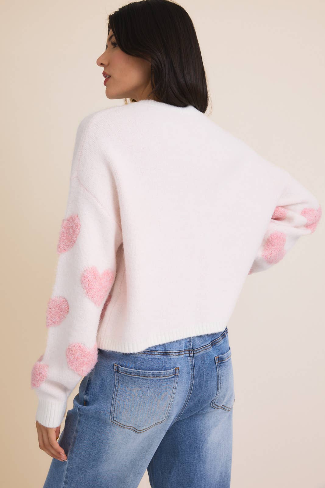 Love You More Heart Sweater - Rose & Olivia Boutique