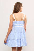 Maddie Ruffle Plaid Dress - Rose & Olivia Boutique