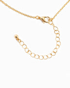 Marie Dainty Stone & Pearl Flower Charm Necklace - Rose & Olivia Boutique