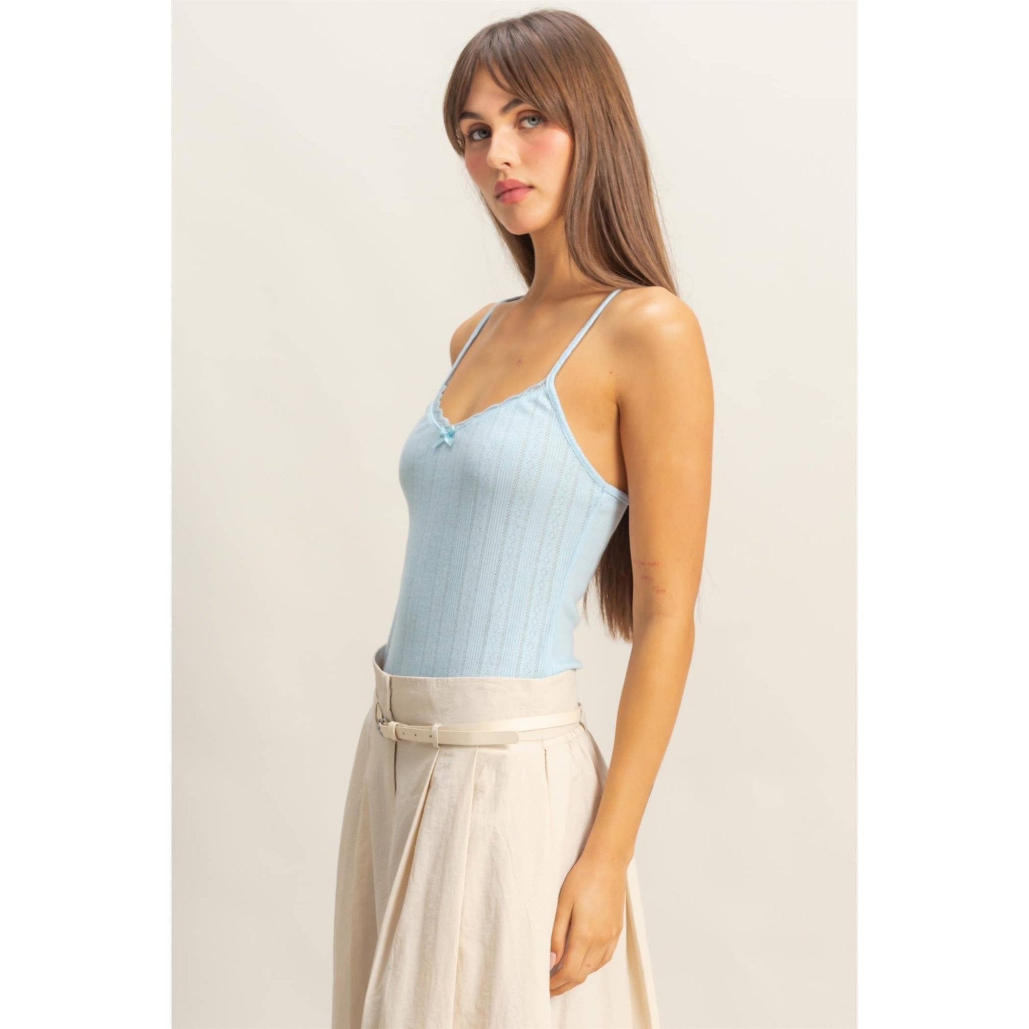 Melissa Knit Cami Top - Rose & Olivia Boutique