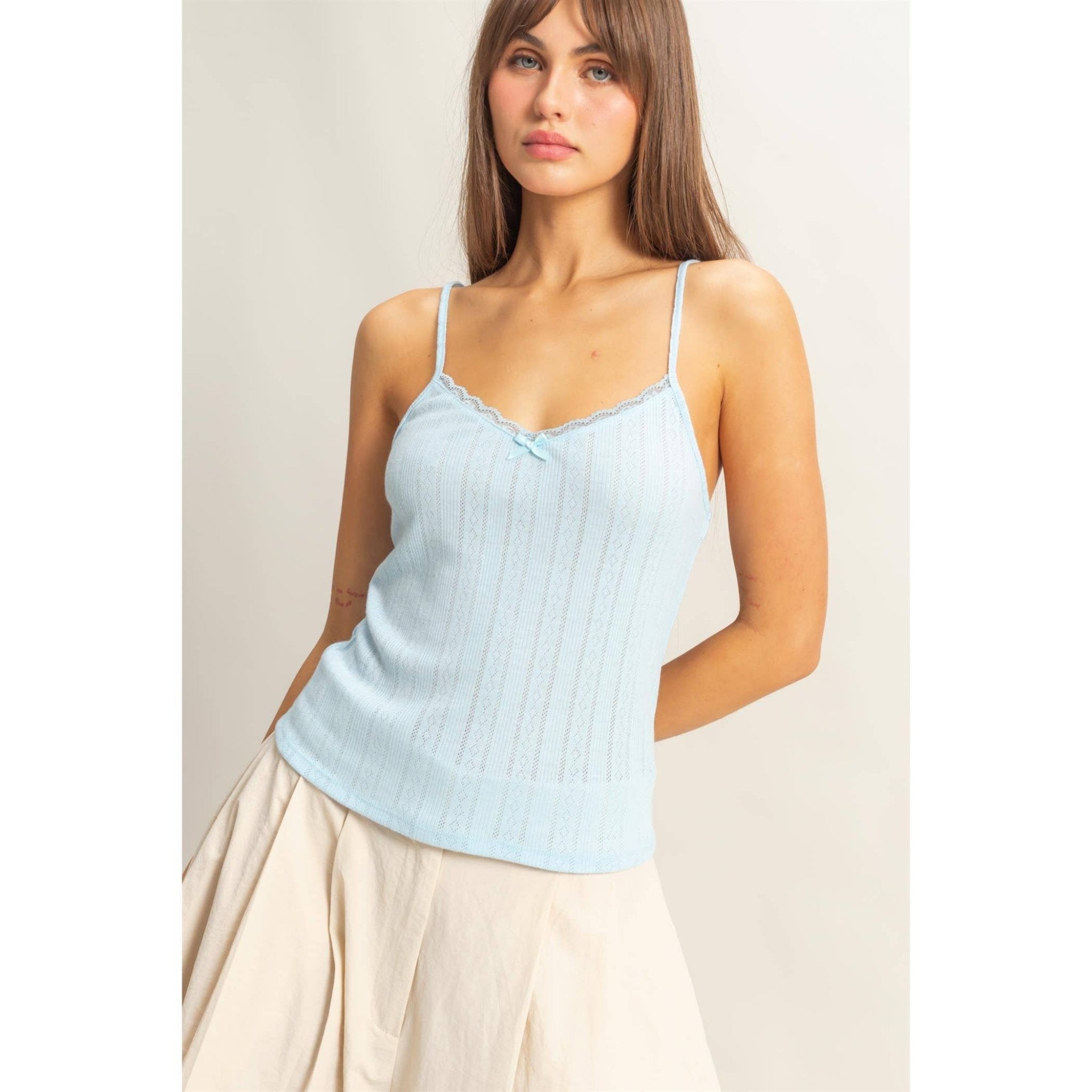 Melissa Knit Cami Top - Rose & Olivia Boutique