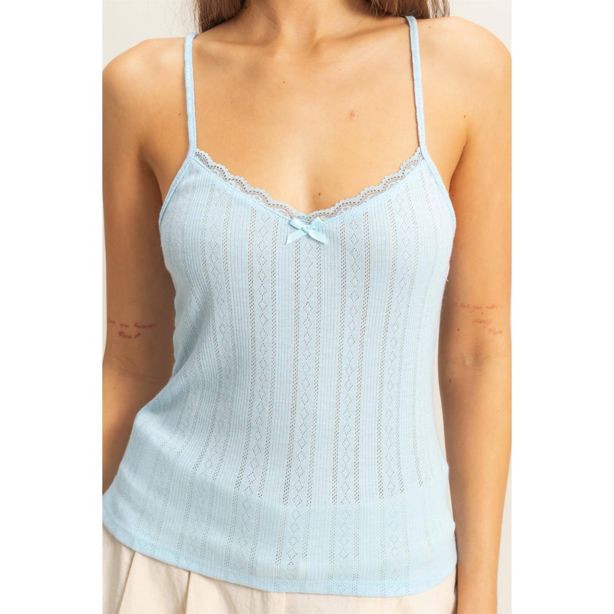 Melissa Knit Cami Top - Rose & Olivia Boutique