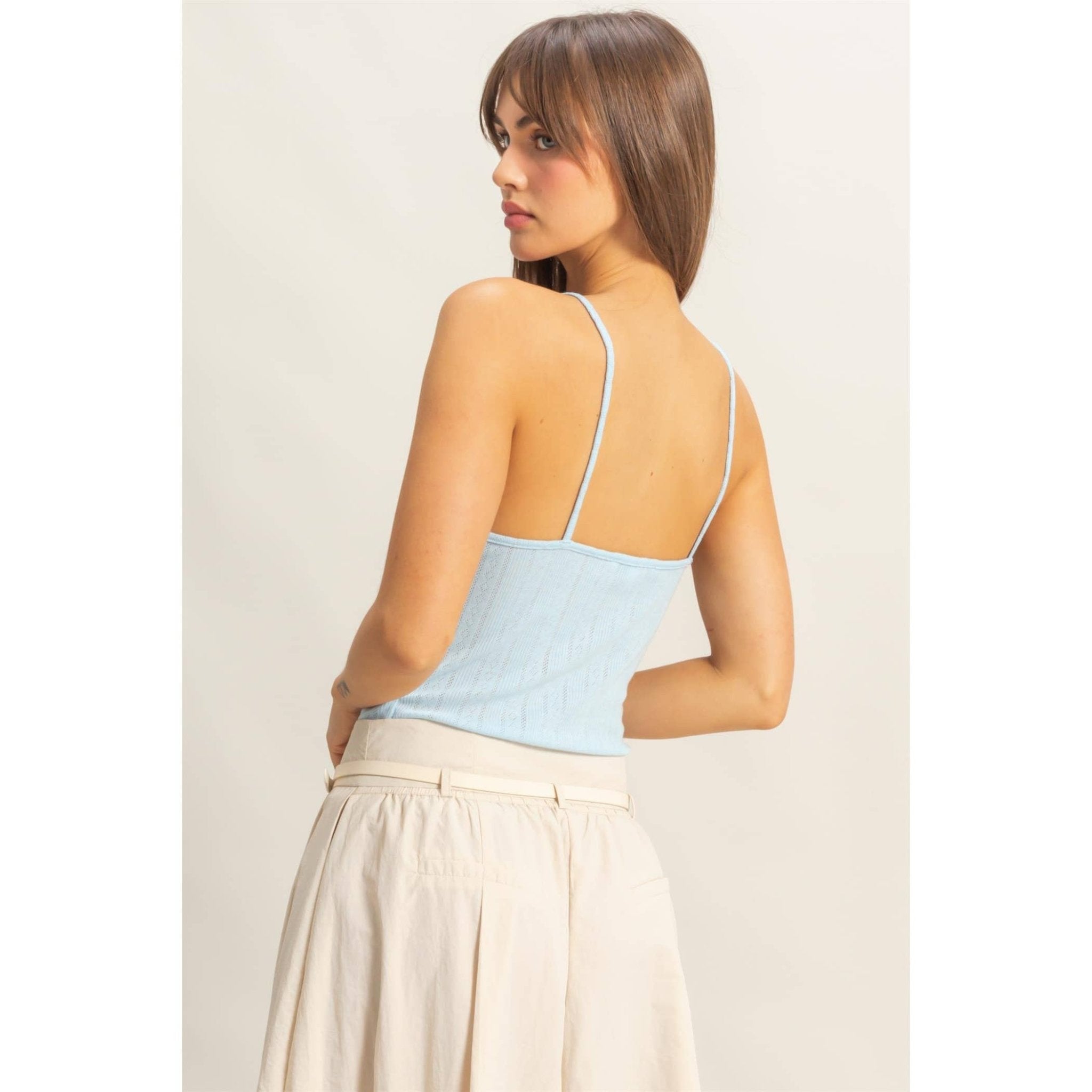 Melissa Knit Cami Top - Rose & Olivia Boutique