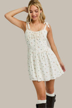 MILLIE BUSTIER FLORAL MINI DRESS - Rose & Olivia Boutique