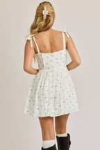 MILLIE BUSTIER FLORAL MINI DRESS - Rose & Olivia Boutique