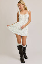 MILLIE BUSTIER FLORAL MINI DRESS - Rose & Olivia Boutique