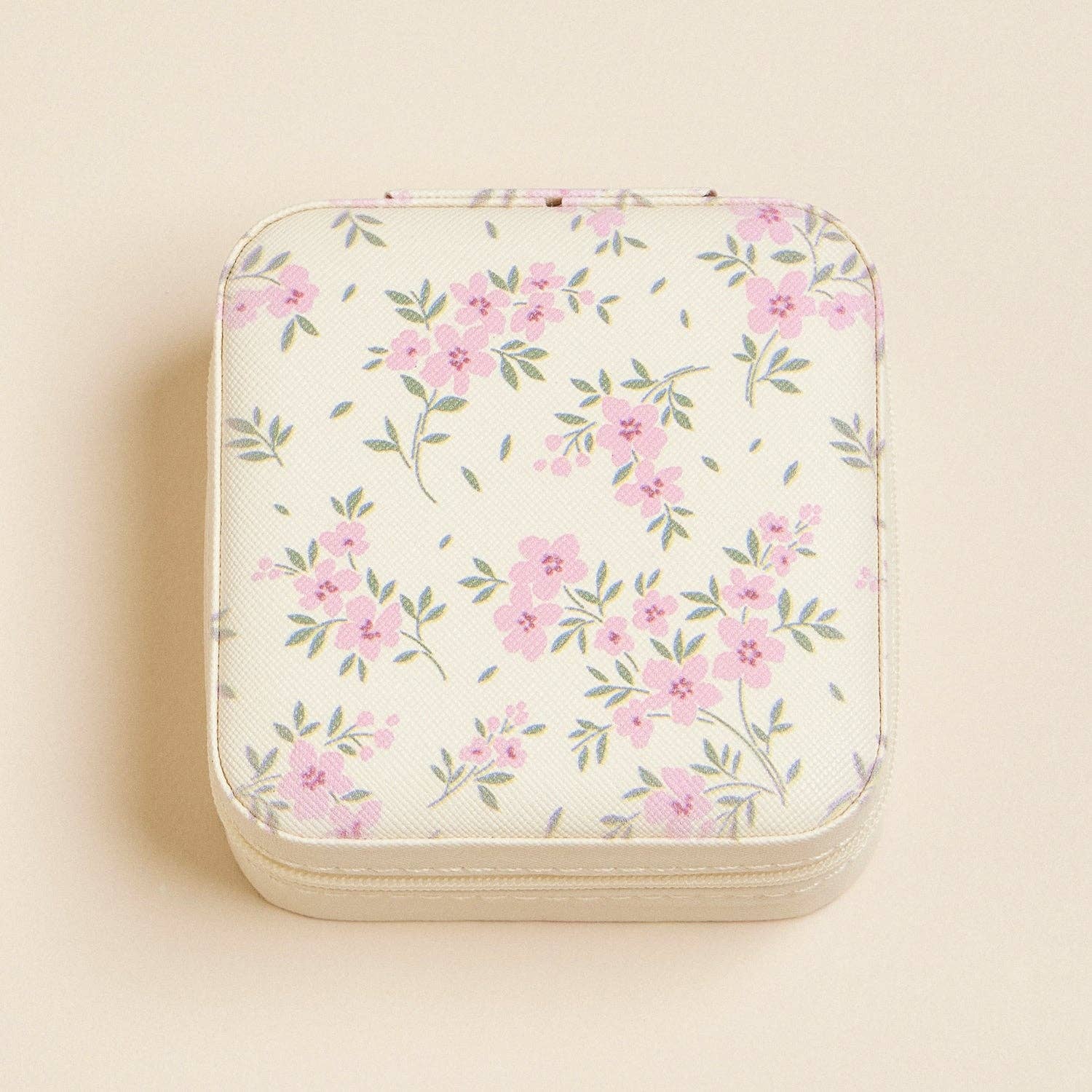 Multi Color Flower Pattern Jewelry Box - Rose & Olivia Boutique