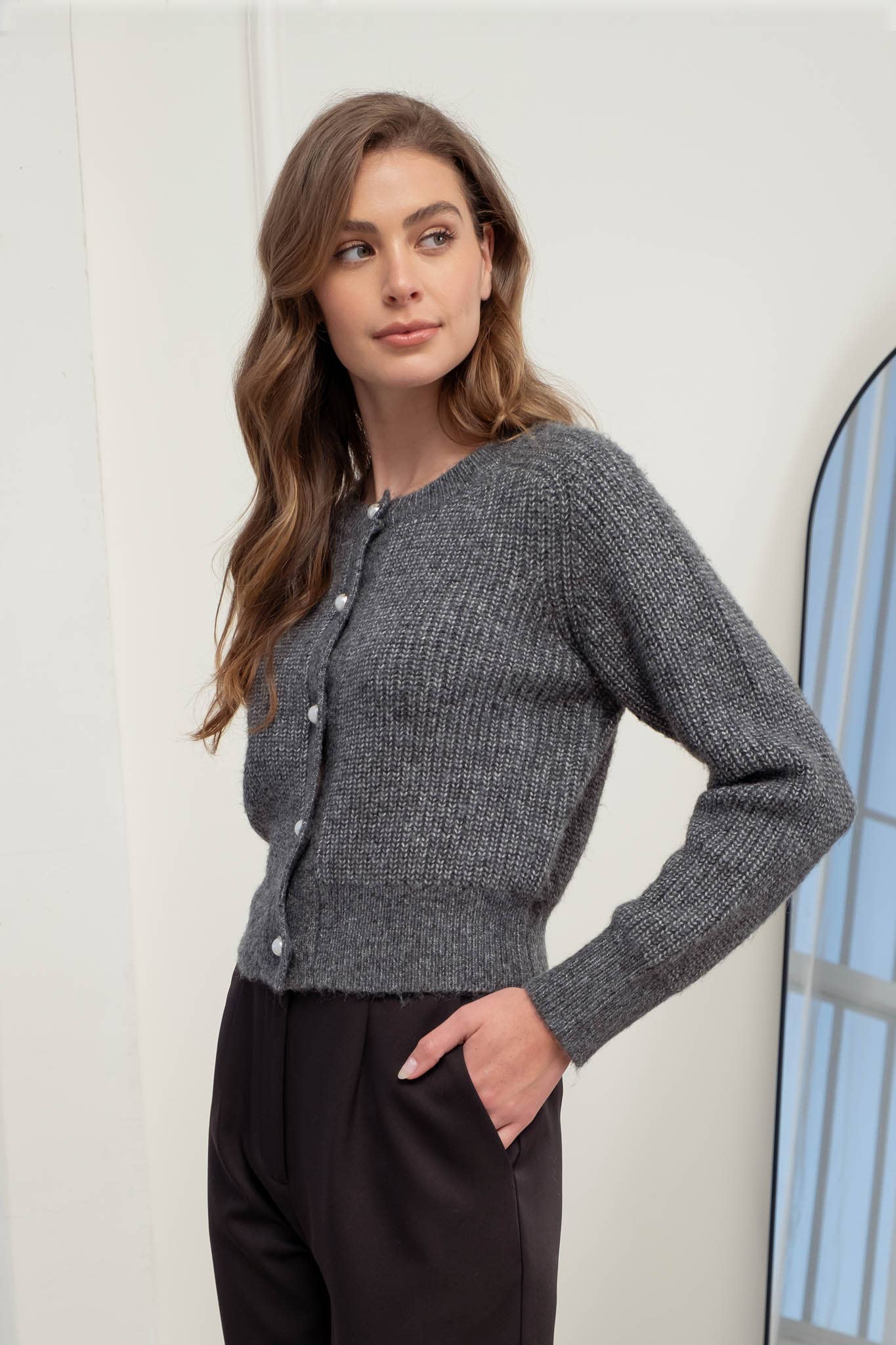 Pearl Cardigan - Rose & Olivia Boutique