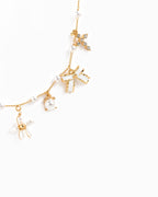Pearl Flower Charm Bracelet - Rose & Olivia Boutique