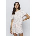 Rose Bouquet Ribbed Lounge Set - Rose & Olivia Boutique
