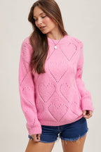 Sweetheart Sweater - Rose & Olivia Boutique